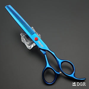 7“  Pro. PET GROOMING Shears 3Pcs set-Blue