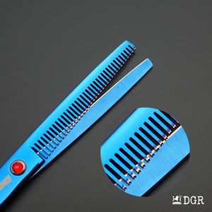 7“  Pro. PET GROOMING Shears 3Pcs set-Blue