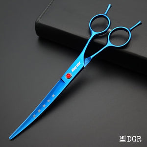 7“  Pro. PET GROOMING Shears 3Pcs set-Blue