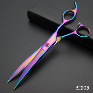 7" Professional Pet Grooming Shears Set - Rainbow-USA warehouse available