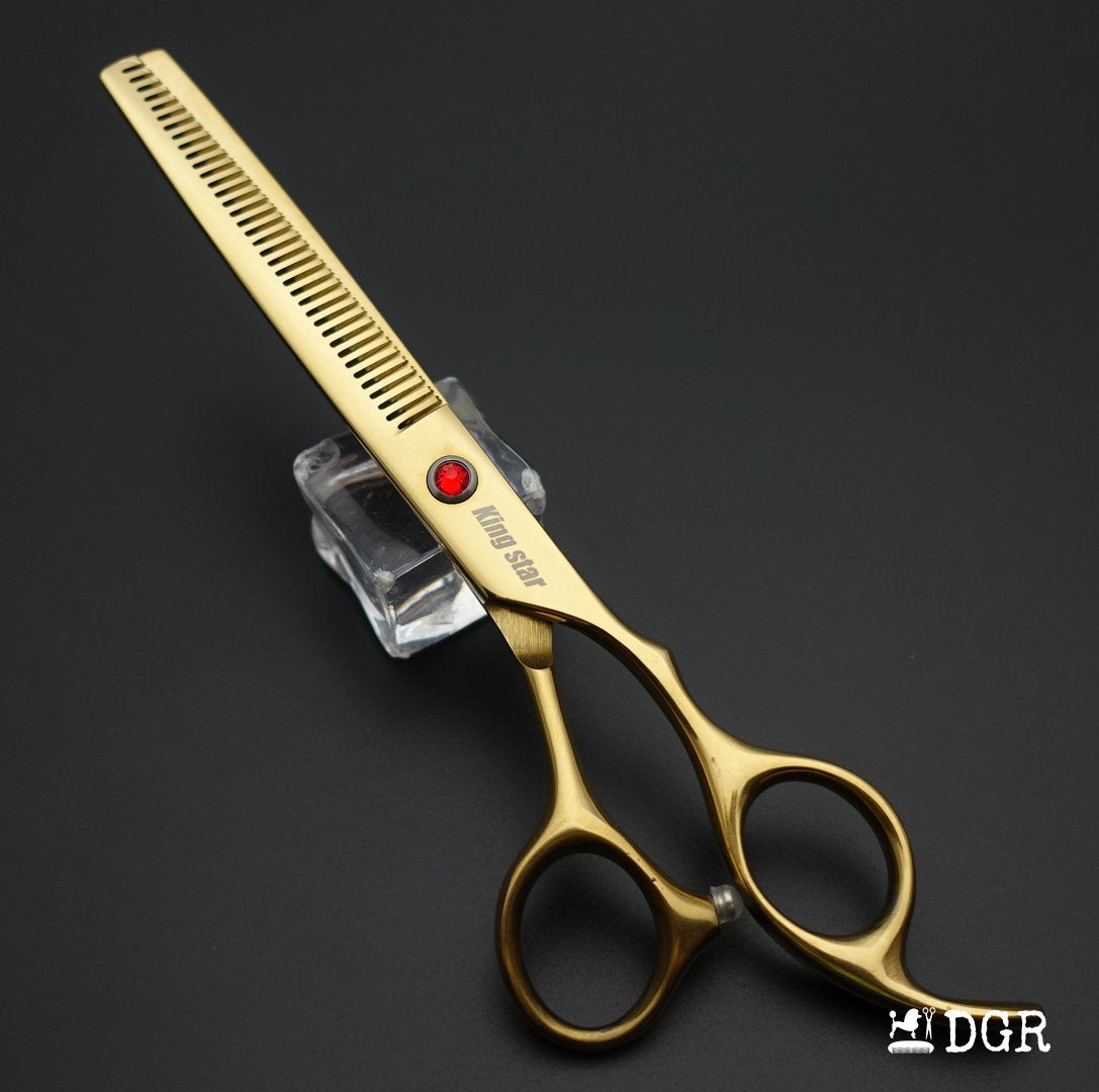 7" Professional Pet Grooming Shears Set - Golden