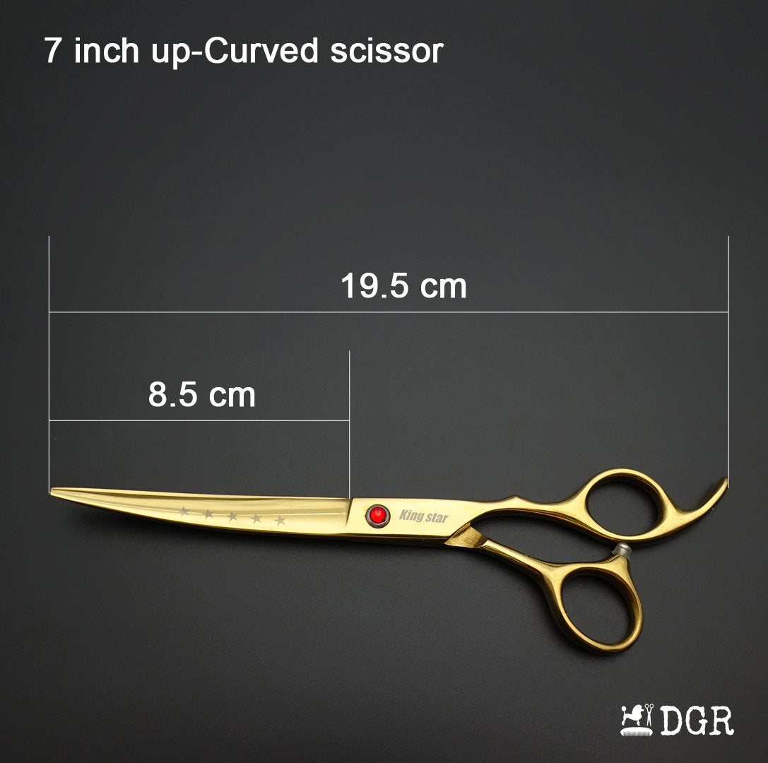 7" Professional Pet Grooming Shears Set - Golden