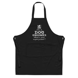 Pet/Dog grooming organic cotton apron