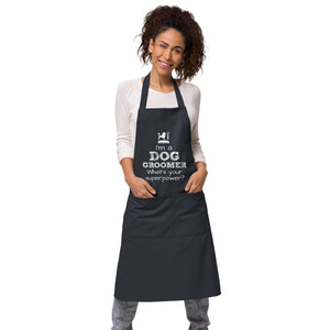 Pet/Dog grooming organic cotton apron