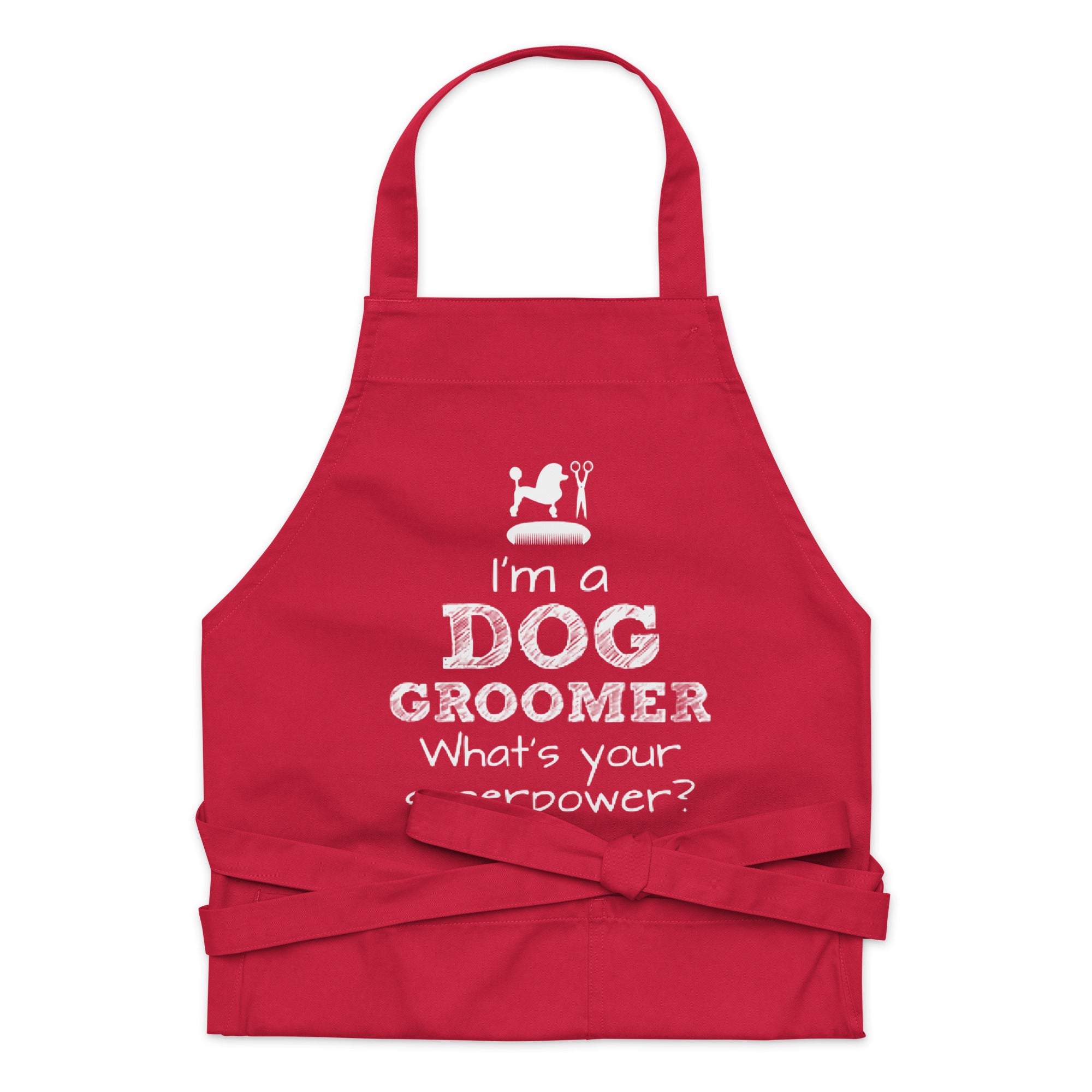 Pet/Dog grooming organic cotton apron