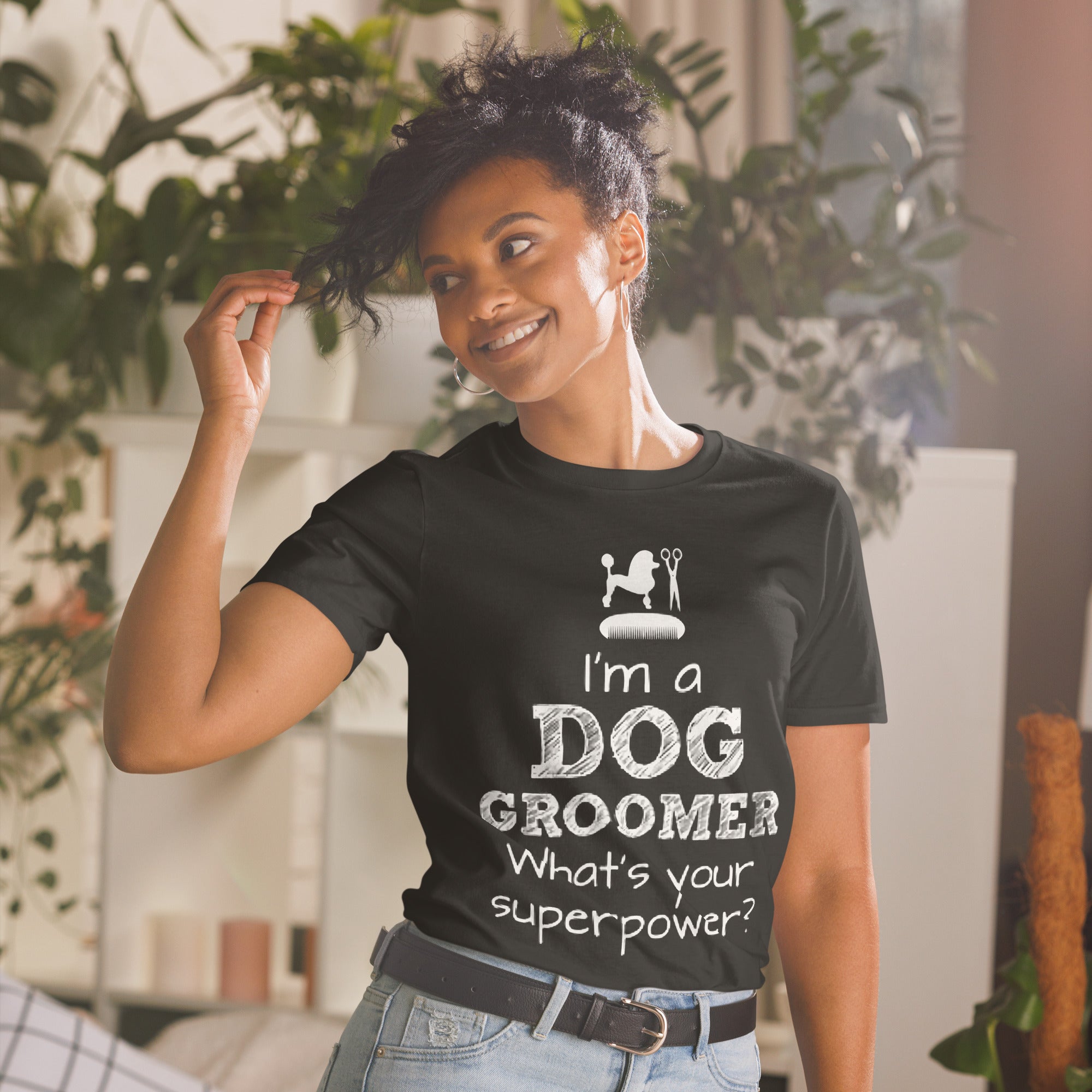 Funny Pet/Dog Groomer Short-Sleeve Unisex T-Shirt