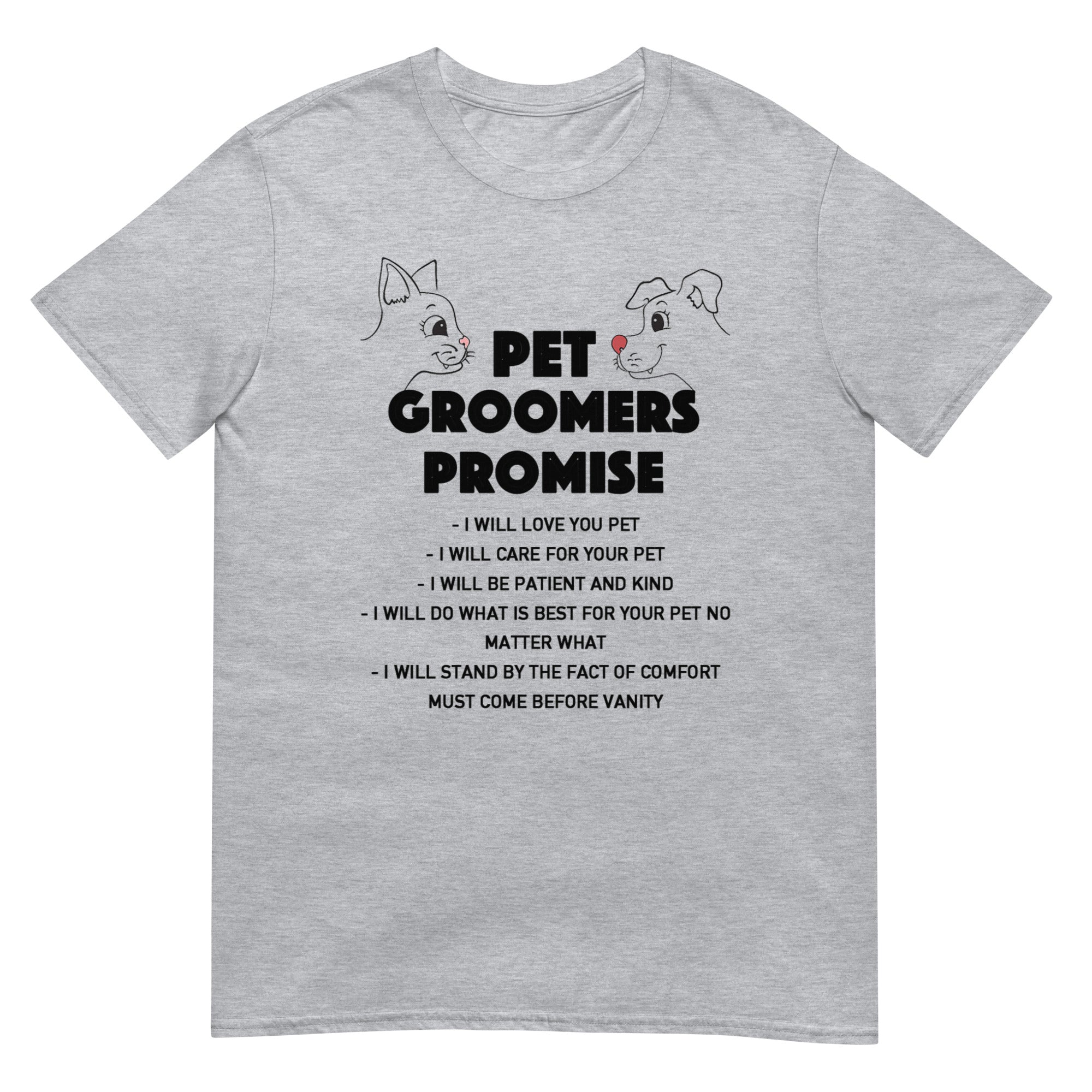 Funny Pet/Dog Groomer Short-Sleeve Unisex T-Shirt - light color