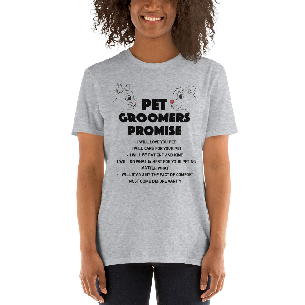 Funny Pet/Dog Groomer Short-Sleeve Unisex T-Shirt - light color