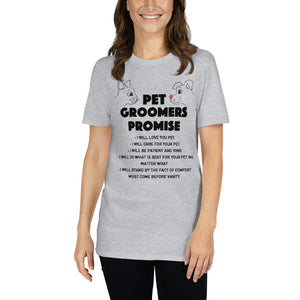 Funny Pet/Dog Groomer Short-Sleeve Unisex T-Shirt - light color