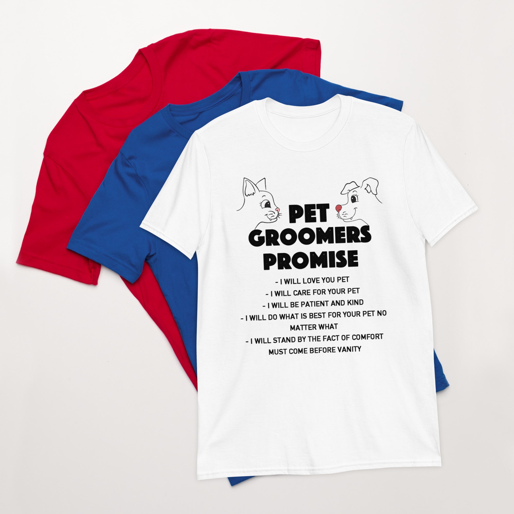 Funny Pet/Dog Groomer Short-Sleeve Unisex T-Shirt - light color