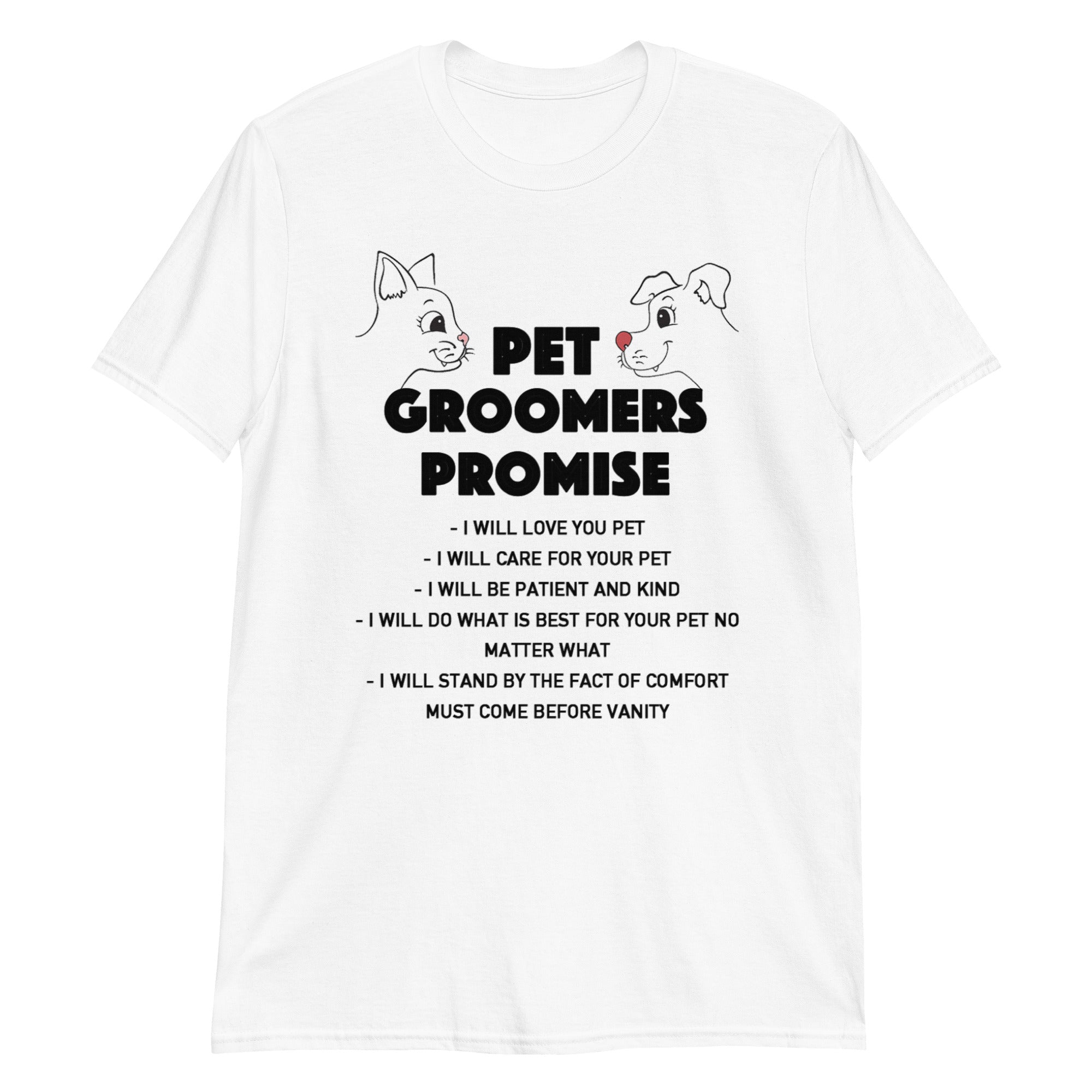 Funny Pet/Dog Groomer Short-Sleeve Unisex T-Shirt - light color