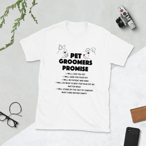 Funny Pet/Dog Groomer Short-Sleeve Unisex T-Shirt - light color