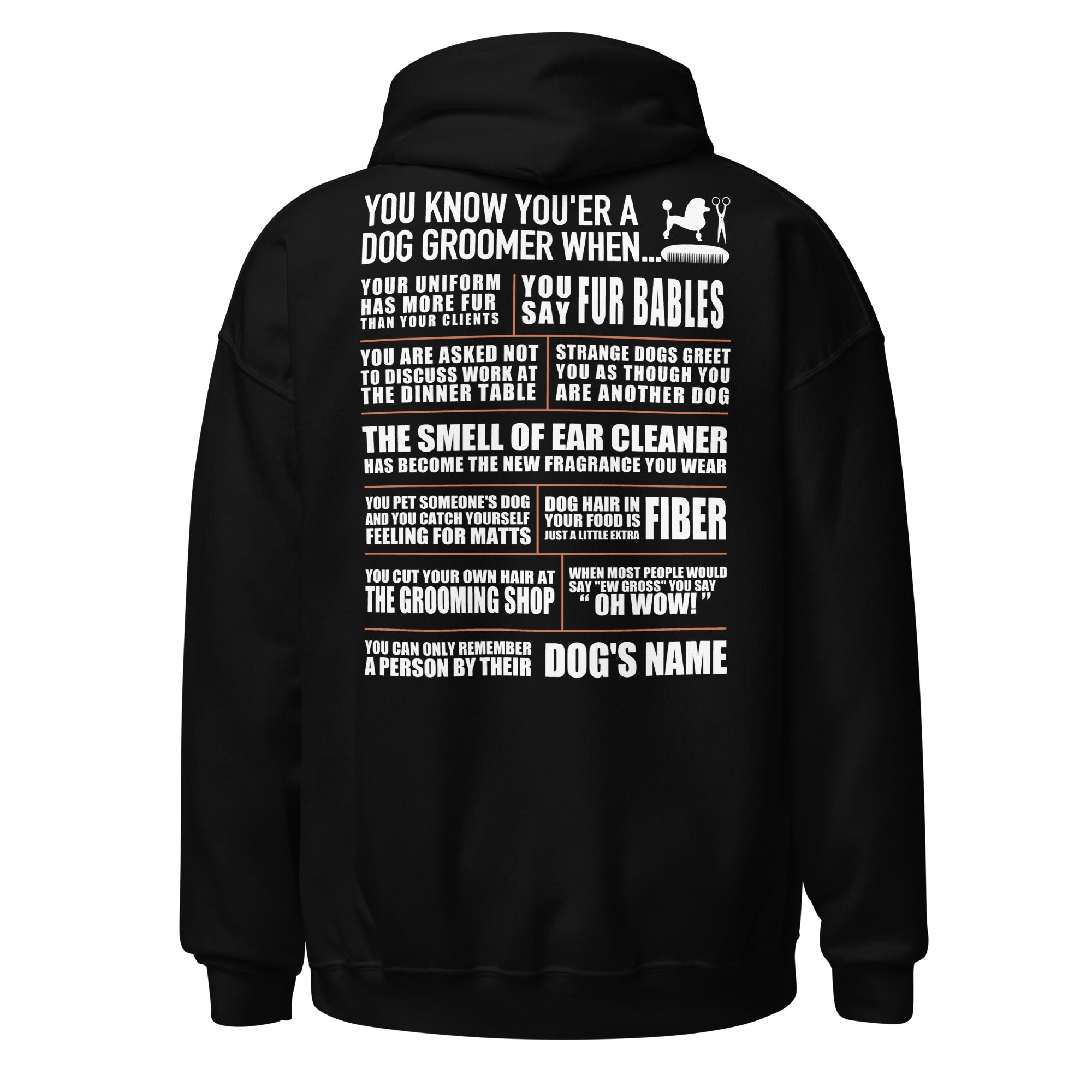 Funny Pet/Dog Groomer Unisex Pullover Hoodie