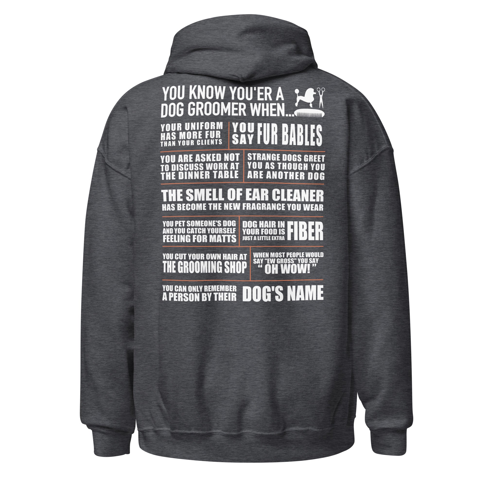 Funny Pet/Dog Groomer Unisex Pullover Hoodie