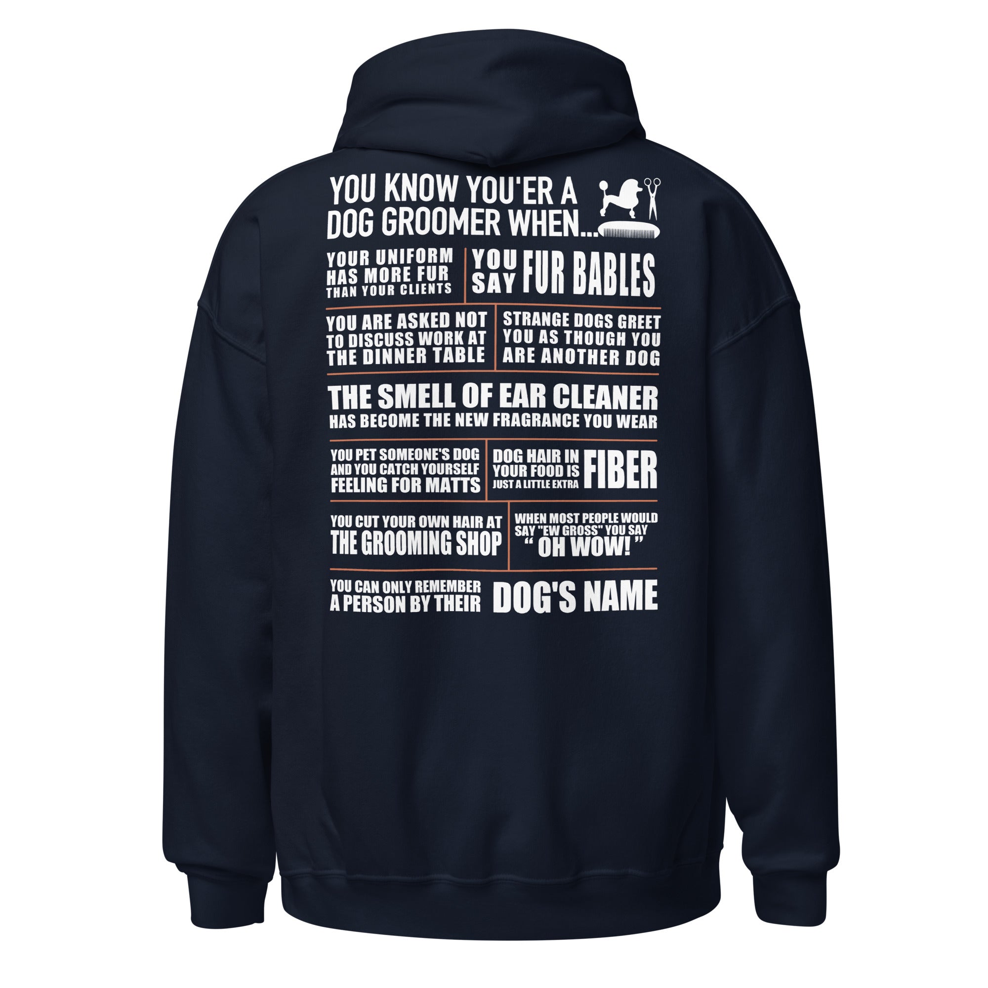 Funny Pet/Dog Groomer Unisex Pullover Hoodie